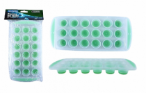 FORMA P/ GELO DE PLASTICO C/ FUNDO DE SILICON - Distribuidora 12 de Outubro