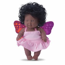 BONECA LITTLE BEE FADINHA NEGRA NA CAIXA 20CM - Distribuidora 12 de Outubro