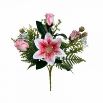 BUQUE ROSA E LIRIO - ROSA CLARO - Distribuidora 12 de Outubro