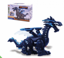 DRAGAO COM SOM LUZ MOV E FUMACA 24,5CM - Distribuidora 12 de Outubro