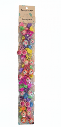 ACESSORIO DE CABELO CARTELA C/ 10 PCS - Distribuidora 12 de Outubro