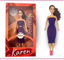 BONECA STYLE FASHION KAREN - Distribuidora 12 de Outubro