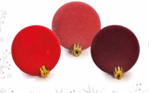 BOLA ZAMET TONS DE VERMELHO PT 9PCS 6CM - Distribuidora 12 de Outubro