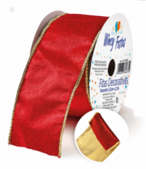 FITA DUPLA FACE RED POL 1PC 6,3CM X 9,1M - Distribuidora 12 de Outubro
