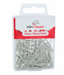 CLIPS NIQUELADO 80PCS - Distribuidora 12 de Outubro