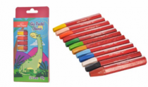 GIZ DE CERA 12 CORES PASTEL - Distribuidora 12 de Outubro