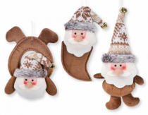 ENFEITE BONECO BEZOVA SORT POL 1PC 13CM - Distribuidora 12 de Outubro