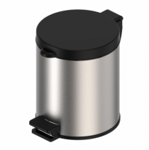 LIXEIRA INOX C/ PEDAL 5L - Distribuidora 12 de Outubro