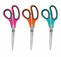 TESOURA COLORS BAZZE B7200CART 1UN - Distribuidora 12 de Outubro