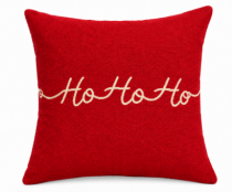 CAPA DE ALMOFADA TECIDO NATAL 45X45CM VERM - Distribuidora 12 de Outubro