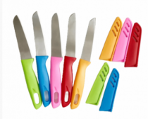 FACA INOX C/CAPA PROTETORA 20CM - Distribuidora 12 de Outubro