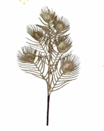PICK GLITER FOLHA XMAS SORT PT 1PC 69CM - Distribuidora 12 de Outubro