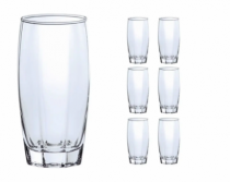 COPO FLORIDA TRANSPARENTE 370ML C/6 - Distribuidora 12 de Outubro