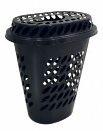 CESTO OVAL ELEGANCE COM TAMPA COLETA SELETIVA - Distribuidora 12 de Outubro