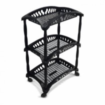 ORGANIZADOR VERT TELADO TRIPLO PRETO - Distribuidora 12 de Outubro