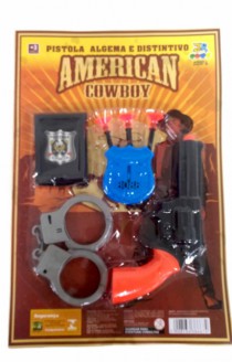 PISTOLA C/ ACESSORIOS POLICIAL - Distribuidora 12 de Outubro