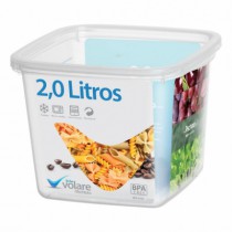 POTE QUADRADO VOLARE 2,0 L . - Distribuidora 12 de Outubro