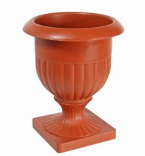 VASO TACA ALTO MARROM 21 X 26 - Distribuidora 12 de Outubro