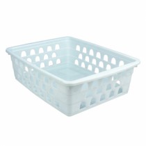 CESTO ORGANIZADOR MULTIUSO M BRANCO - Distribuidora 12 de Outubro