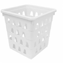 CESTO ORGANIZADOR MULTIUSO QUADRADO BRANCO - Distribuidora 12 de Outubro