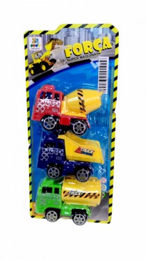 CAMINHAO DE PLAST PQ 3 PCS - Distribuidora 12 de Outubro