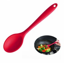 COLHER MOD 02 EM SILICONE 30CM VERMELHA - Distribuidora 12 de Outubro