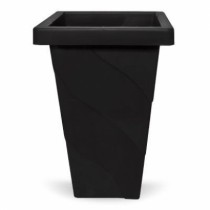 VASO ELEGANCE QUADRADO PRETO 9,5 LITROS - Distribuidora 12 de Outubro