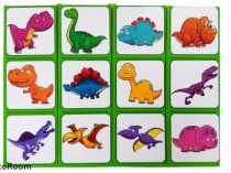 JOGO MEMORIA MADEIRA - DINOSSAUROS - Distribuidora 12 de Outubro