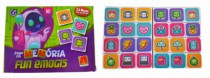 JOGO MEMORIA MADEIRA - FUN EMOJIS - Distribuidora 12 de Outubro