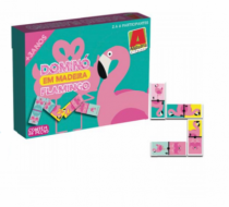 JOGO DOMINO MADEIRA FLAMINGO - Distribuidora 12 de Outubro
