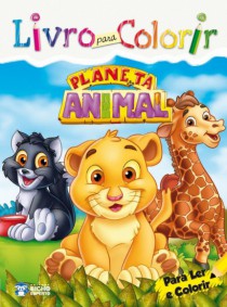 LIVRO PARA COLORIR: PLANETA ANIMAL - Distribuidora 12 de Outubro