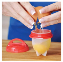 FORMA DE SILICONE P COZINHAR OVOS - Distribuidora 12 de Outubro
