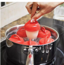 FORMA DE SILICONE P COZINHAR OVOS - Distribuidora 12 de Outubro
