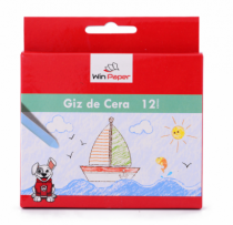 GIZ DE CERA JUMBO 1X10CM CX COM 12 UNIDADES - Distribuidora 12 de Outubro