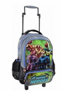 KIT MOCHILA LANCHEIRA E ESTOJO SUPER HEROIS - Distribuidora 12 de Outubro