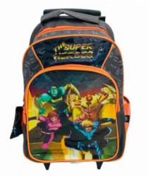 MOCHILA INFANTIL COM RODINHA THE SUPER HEROES - Distribuidora 12 de Outubro