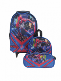 KIT MOCHILA LANCHEIRA E ESTOJO SPIDER MAN - Distribuidora 12 de Outubro