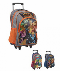 MOCHILA INFANTIL THE SUPER HEROES COM RODINHA - Distribuidora 12 de Outubro