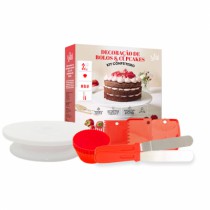 KIT CONFEITEIRO BOLOS E CUPCAKES 28CM 12PECAS - Distribuidora 12 de Outubro