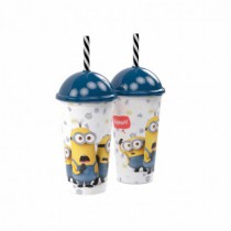 COPO SHAKE MINIONS 500ML - Distribuidora 12 de Outubro