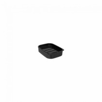 SABONETEIRA CLASSIC FRISOS PRETO 10X7,5X2,2CM - Distribuidora 12 de Outubro