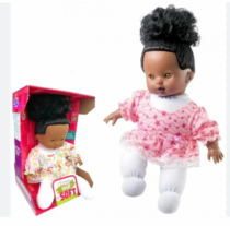 BONECA HAIR SOFT NEGRA - Distribuidora 12 de Outubro