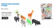 ANIMAIS SELVAGENS SAFARI 7 PECAS - Distribuidora 12 de Outubro