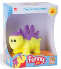 FUNNY DINO STEGOSSAURO NA CAIXA 22X16,5X12CM - Distribuidora 12 de Outubro