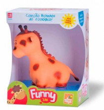 FUNNY ZOO GIRAFINHA NA CAIXA 22X17X12CM - Distribuidora 12 de Outubro