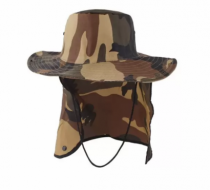 CHAPEU PESCADOR COM PROTETOR NUCA TAM G - Distribuidora 12 de Outubro